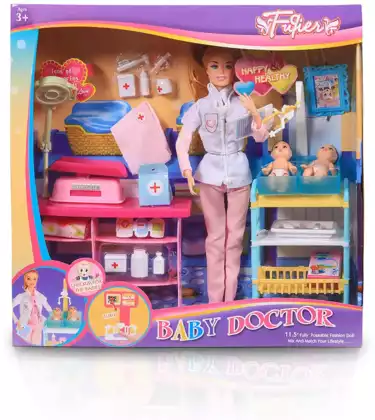 Набор из 3-х кукол Детский доктор JX200-37