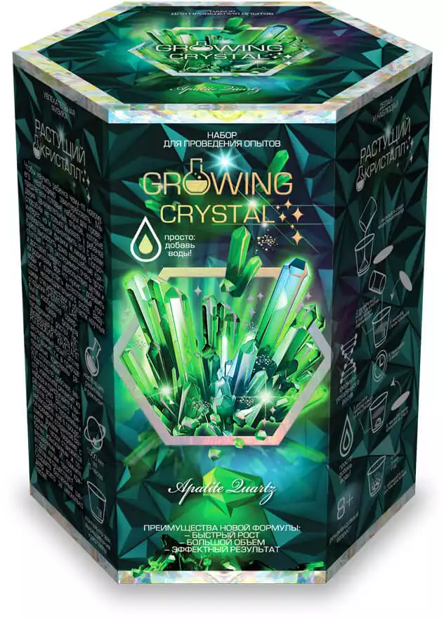 Набор для проведения опытов, серия Кристаллы GRK-01-02