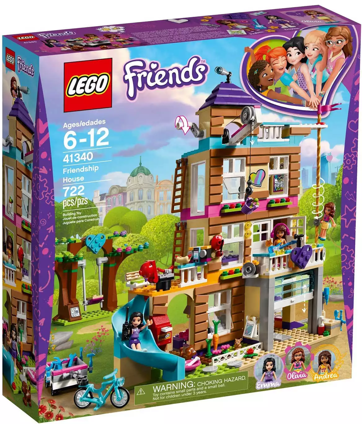 Конструктор Дом дружбы 722 дет. 41340 LEGO Friends купить в Новосибирске -  интернет магазин Rich Family