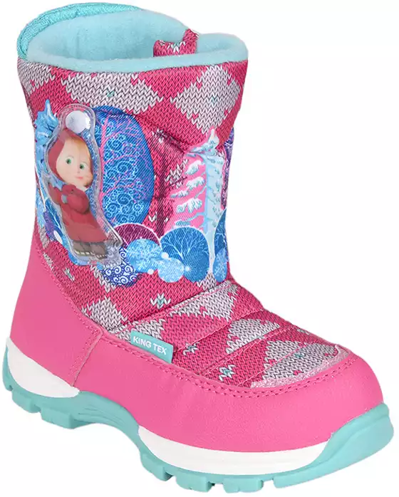 Сапоги утепленные для девочек МАША И МЕДВЕДЬ