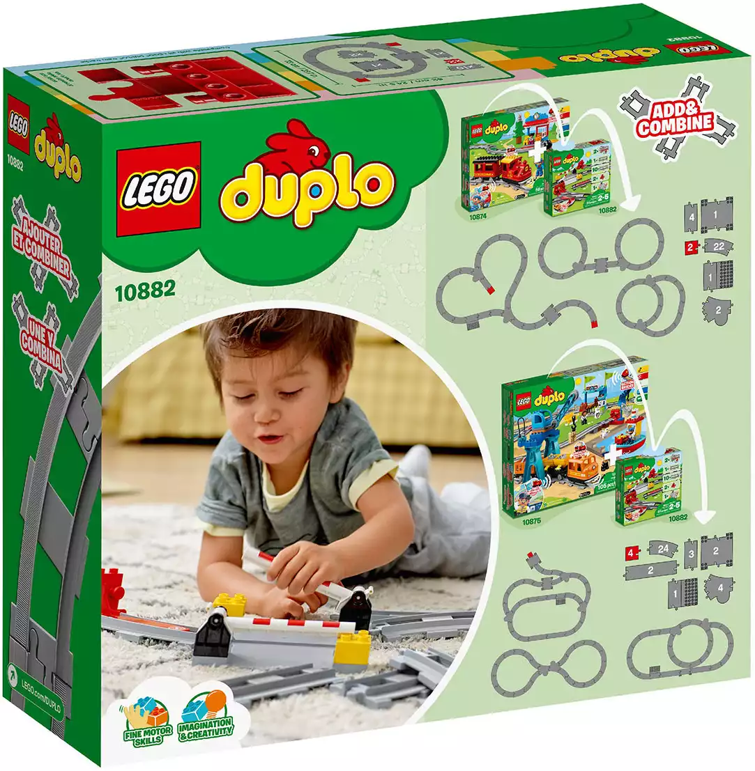 Конструктор Рельсы 23 дет. 10882 LEGO Duplo