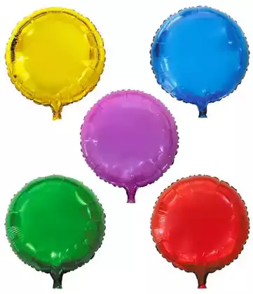 Набор воздушных шаров PM 058C-20 фольга, 5шт. в асс