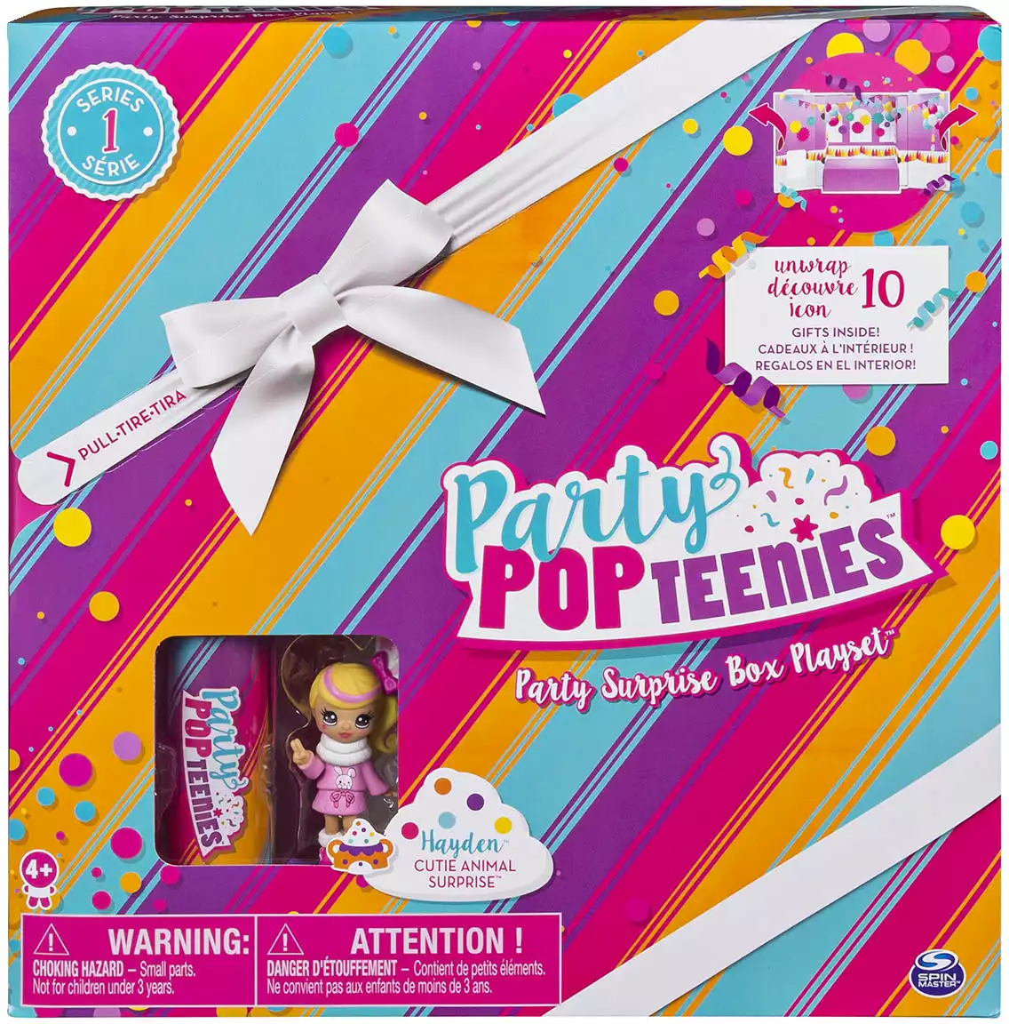 Party pop 2025 teenies playset