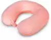 Мягкая подушка на шею розовая 28 см 1441-5-1