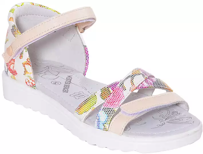 Туфли летние открытые для девочки WERTER BERGER