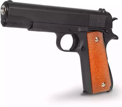 Пистолет металлический Colt 1911 с кобурой G.13+ 21,5см