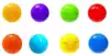Шары для сухого бассейна Разноцветные с рисунком 7,5 см, 30 шт 1180348 Соломон