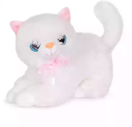 Мягкая игрушка Кошка Марика белая 25 см 000590-2