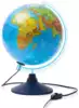 Интерактивный глобус Земли физико-политический с подсветкой диаметр 25 см