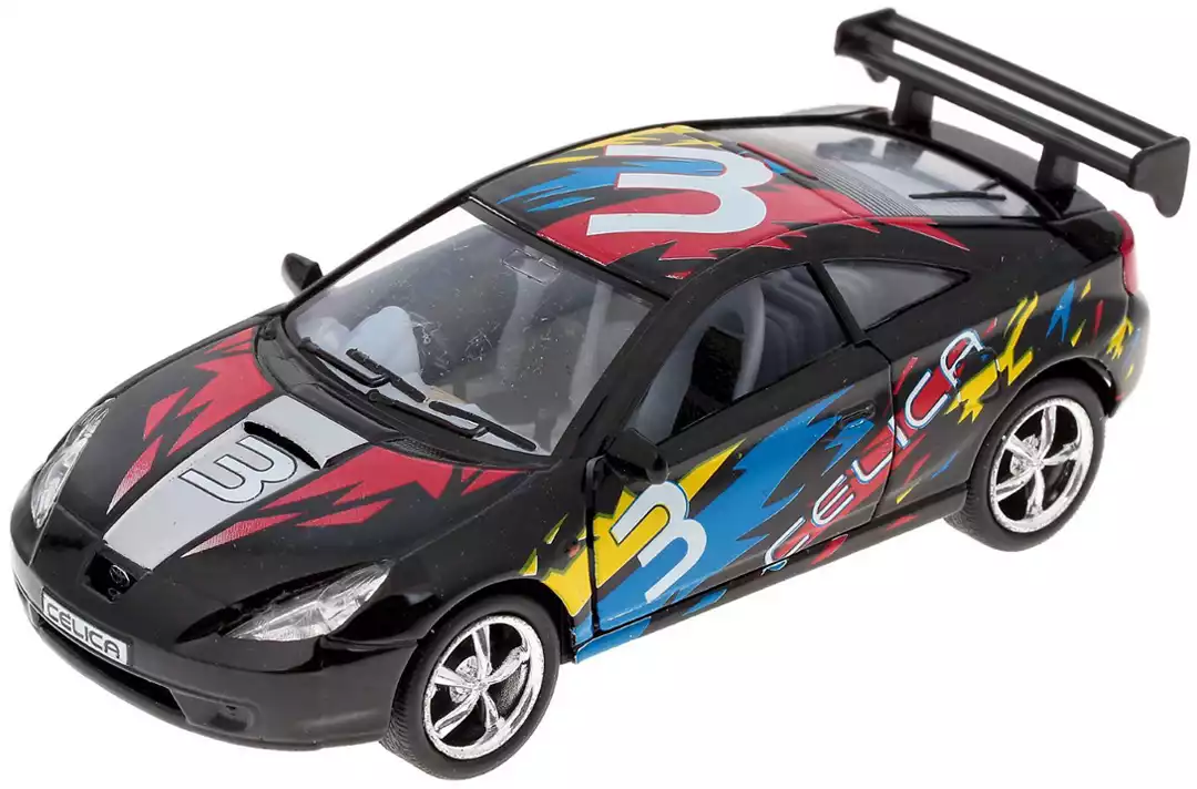 Модель машины STREET FIGHTER Toyota Celica 1:34 KT5072 KINSMART