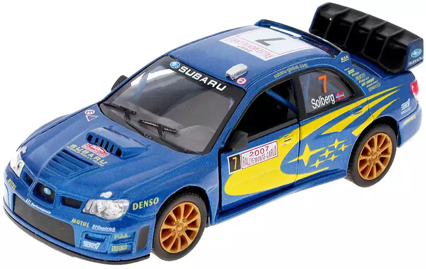 Модель машины STREET FIGHTER Subaru Impreza WRC 2007 1:36 KT5072 KINSMART