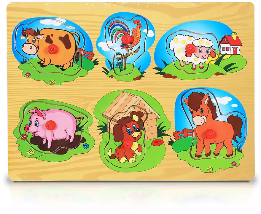 Рамка - вкладыш Домашние животные 7397/96/85/7413-2