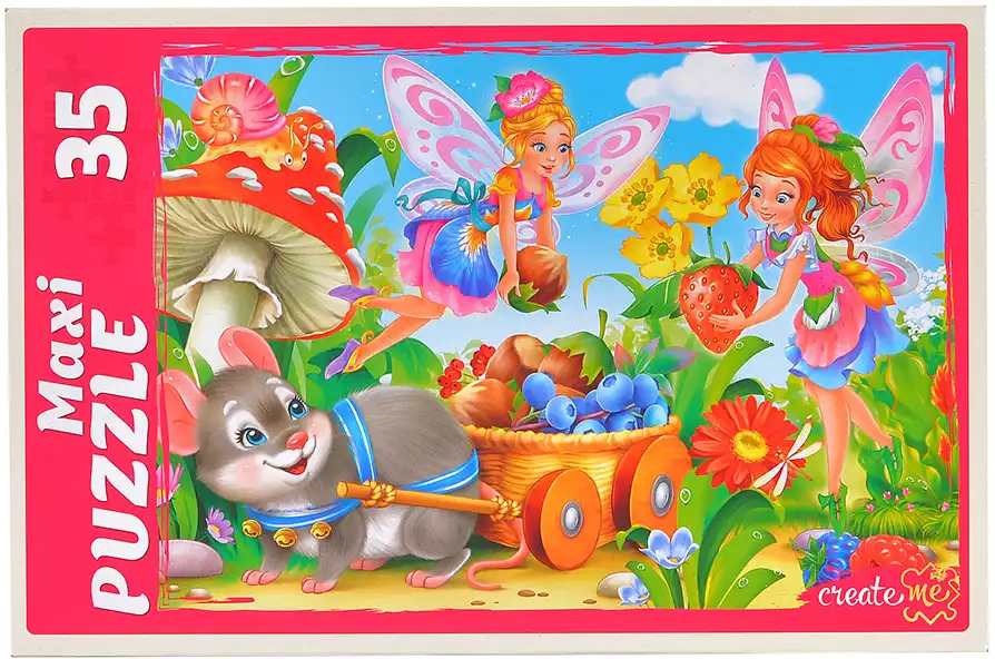 Пазлы 35 эл.Маленькая фея ПМ35-3004 Рыжий Кот