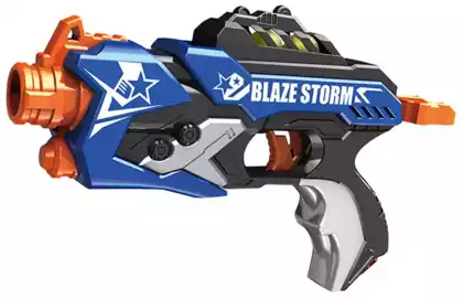 Игрушка бластер с мягкими пулями механический ZC7112 BlazeStorm