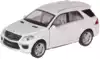 Модель машины Mercedes-Benz ML63 AMG 1:32 (15,5см) свет,звук, Инерционный механизм 68539, Белый