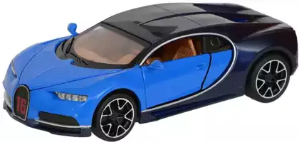 Модель машины Bugatti Chiron 1:32 свет, звук, Инерционный механизм 05692