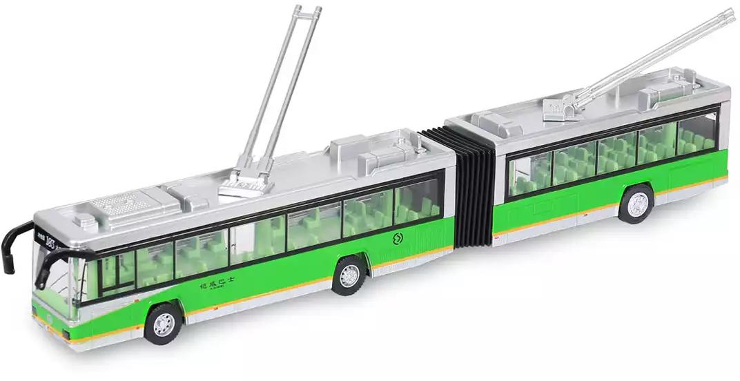 Модель Троллейбус с гармошкой 41см инерция MS1608B
