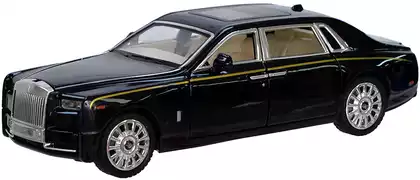 Модель машины Rolls-Royce Phantom 1:24 свет, звук, Инерционный механизм M923S-6