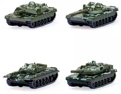 Игровой набор из 4-х танков 595-B-2