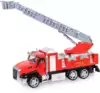 Модель машины Пожарная машина с лестницей 20см Инерционный механизм 2213-6-3