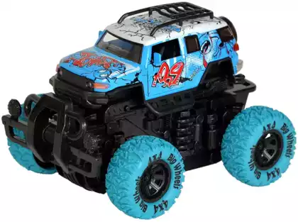 Модель машины Бигфут-перевертыш 4WD Toyota FJ Cruiser 4x4 1:36 (12см) Инерционный механизм HT11-55A
