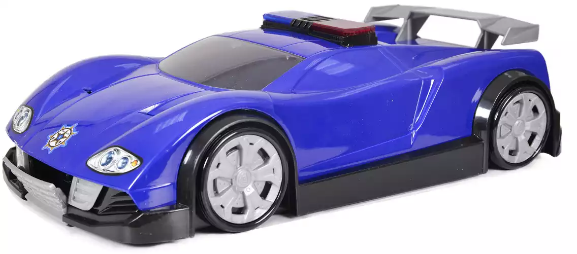 Игровой набор из Машины-кейса с 4-мя машинками Police Car Carry Case 78133B