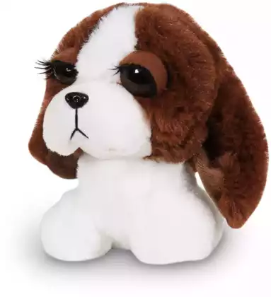 Мягкая игрушка Собака Мася бело-коричневая 11 см 1570-22-2