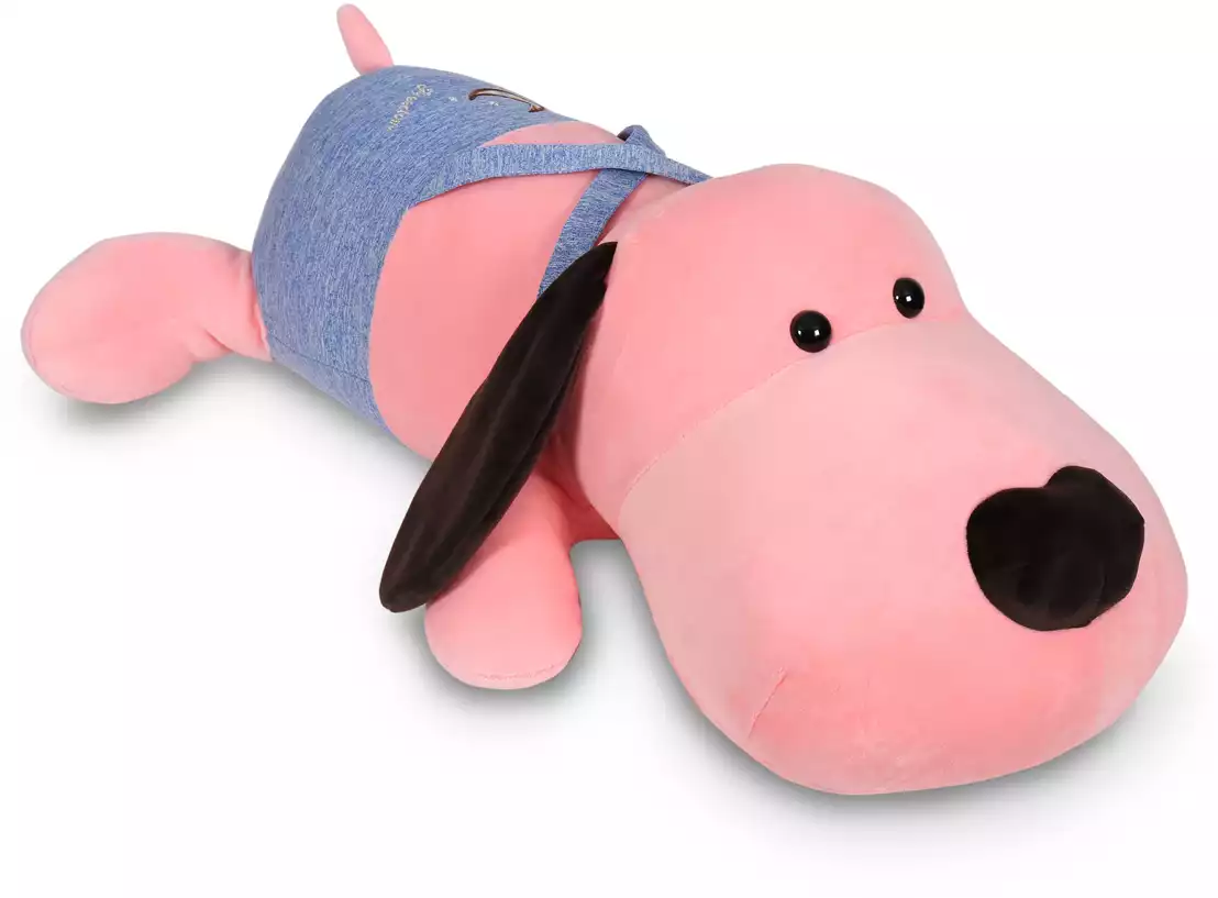 Мягкая игрушка Собака Потап розовая 65 см 1489-42-1 ТМ Коробейники