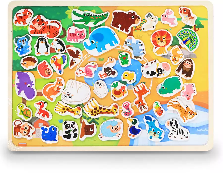 Игра с магнитными фигурками Зоопарк 2149-30
