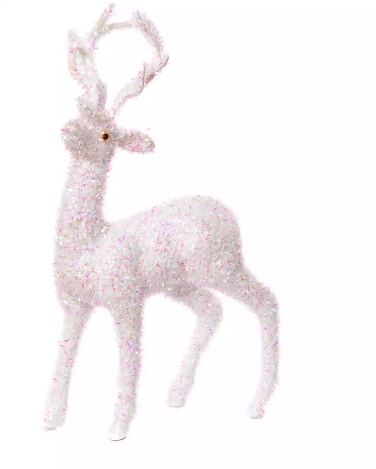 Новогоднее украшение олень фигура 27,5х15,5 см