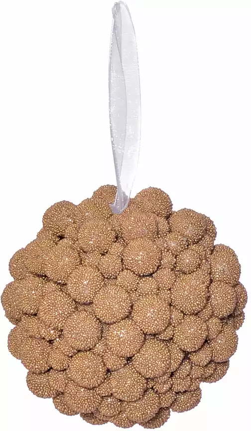 Новогодний шар 10 см золото 058C-30C-CH