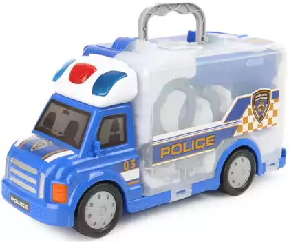 Набор полицейского в машине-кейсе с светом и звуком 661-173