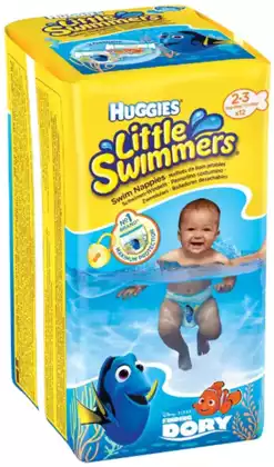 Подгузники для плавания Huggies Little Swimmers 2-3 (3-8кг) 12шт