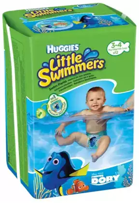 Трусики-Подгузники для плавания Huggies Little Swimmers 3-4 7-15кг 12шт