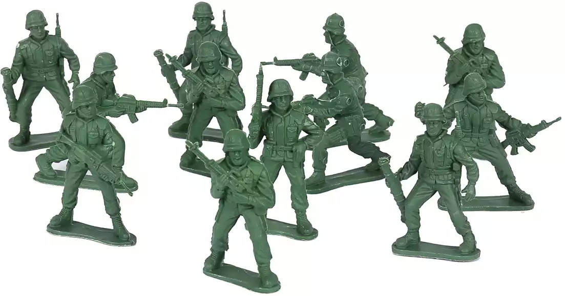 Набор из 12 фигурок солдатиков 6,5см DF2-867