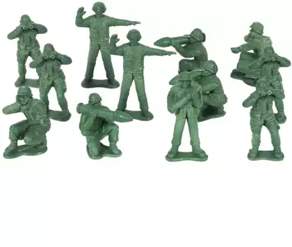 Набор из 12 фигурок солдатиков 6,5см DF2-898