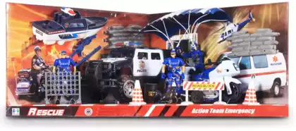 Набор игровой полиции 999-70S Rescue Team