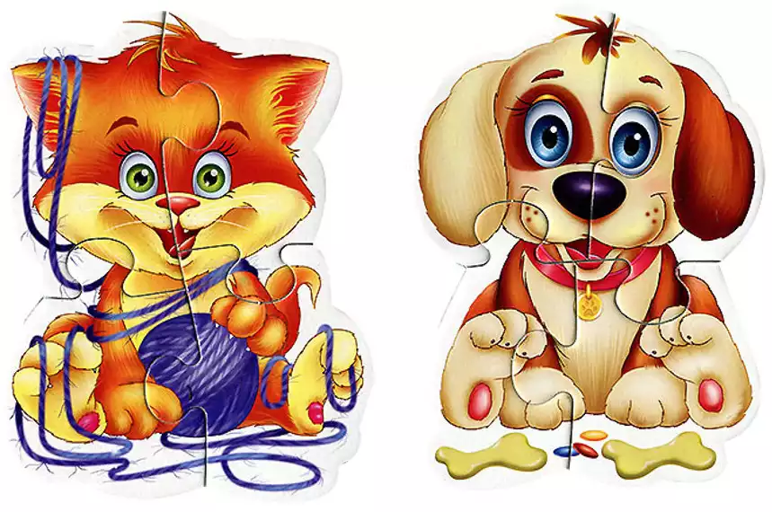 Пазлы магнитные Baby puzzle Домашние любимцы VT3208-02 ВладиТ