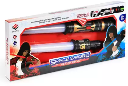 Двухсторонний меч на батарейках Laser Sword 3 в 1 8108-2