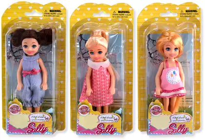 Кукла - мини 7752-А/С Девочка в ассортименте на блистере