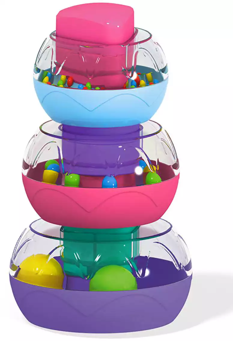 Пирамидка логическая Озорной фонтанчик 01956 Стеллар