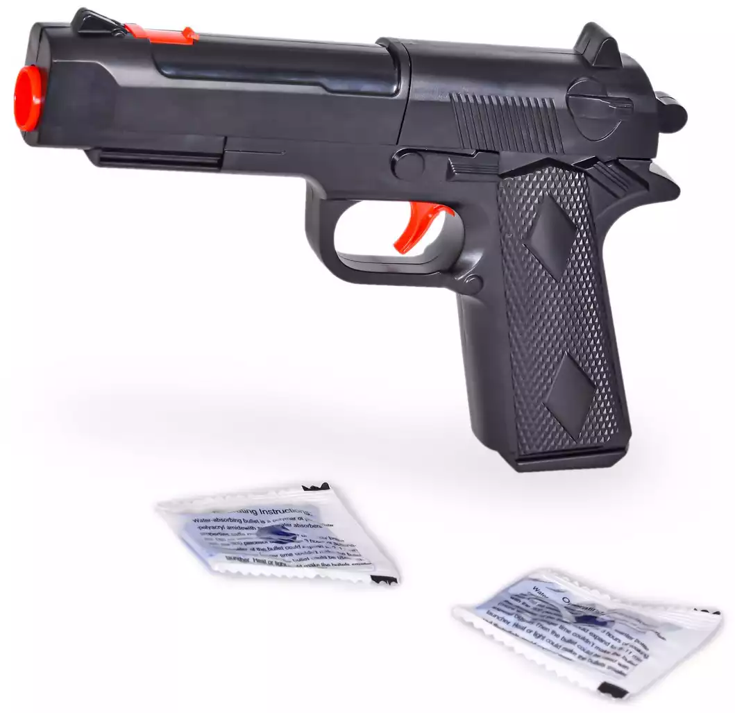 Пистолет механический с гелевыми (водными) пулями X805-1