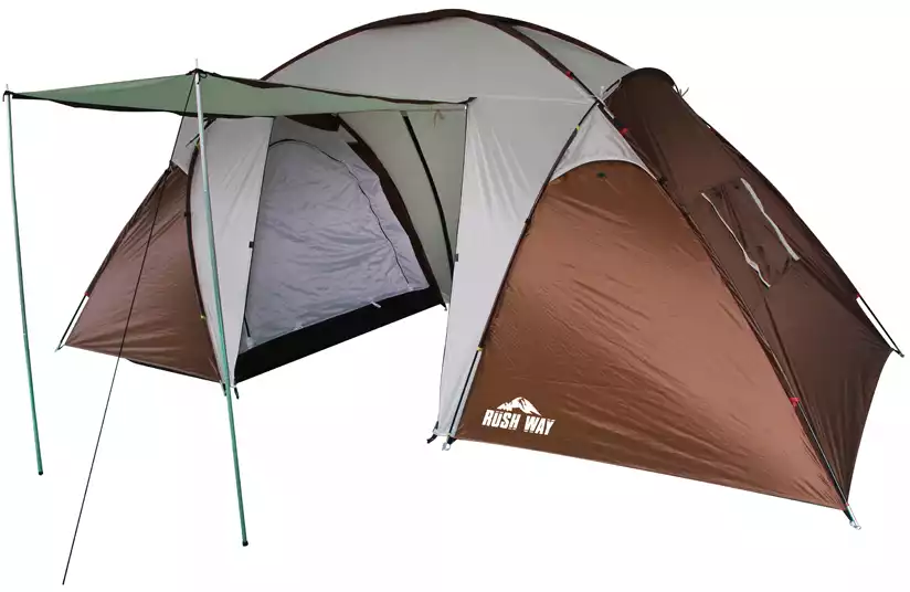 Палатка туристическая 4-х местная 460*210*190 см RUSH WAY