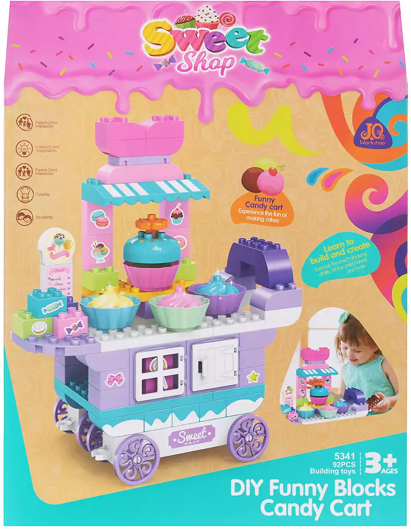 Конструктор блочный Корзина сладостей 92 дет. 5341 JDLT