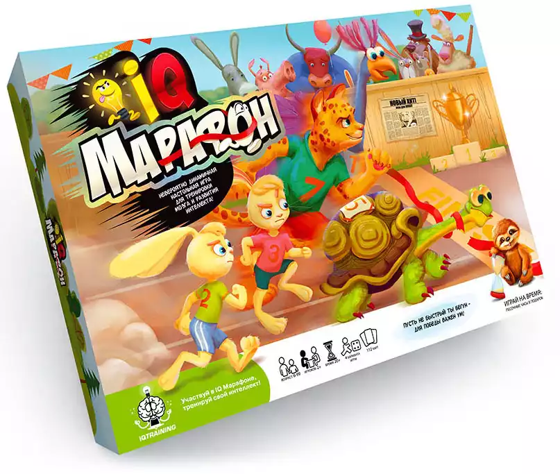 Настольная игра Danko Toys IQ МАРАФОН G-IQM-01-01