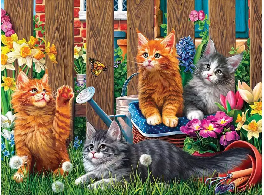 Пазл 500 эл. Котята Мейн-кун Ф500-5143 Рыжий Кот