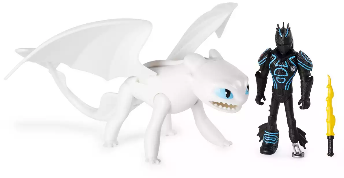 Игрушка Набор Dragons (Драконы) Дракон и фигурка викинга 17см Иккинг и Дневная Фурия 6052266