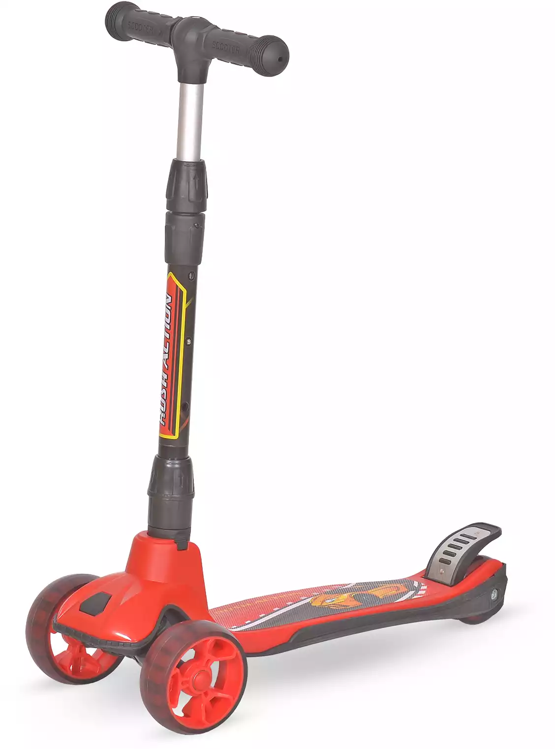 Самокат детский 3-х колесный RUSH ACTION