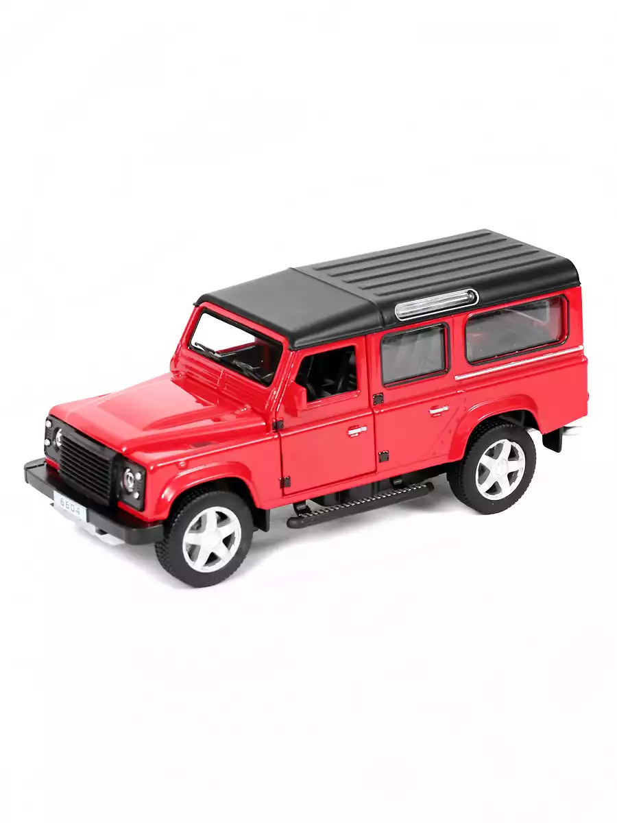 Модель машины Land Rover Defender 1:32 (15см) свет,звук, инерция 6604  купить в Барнауле - интернет магазин Rich Family