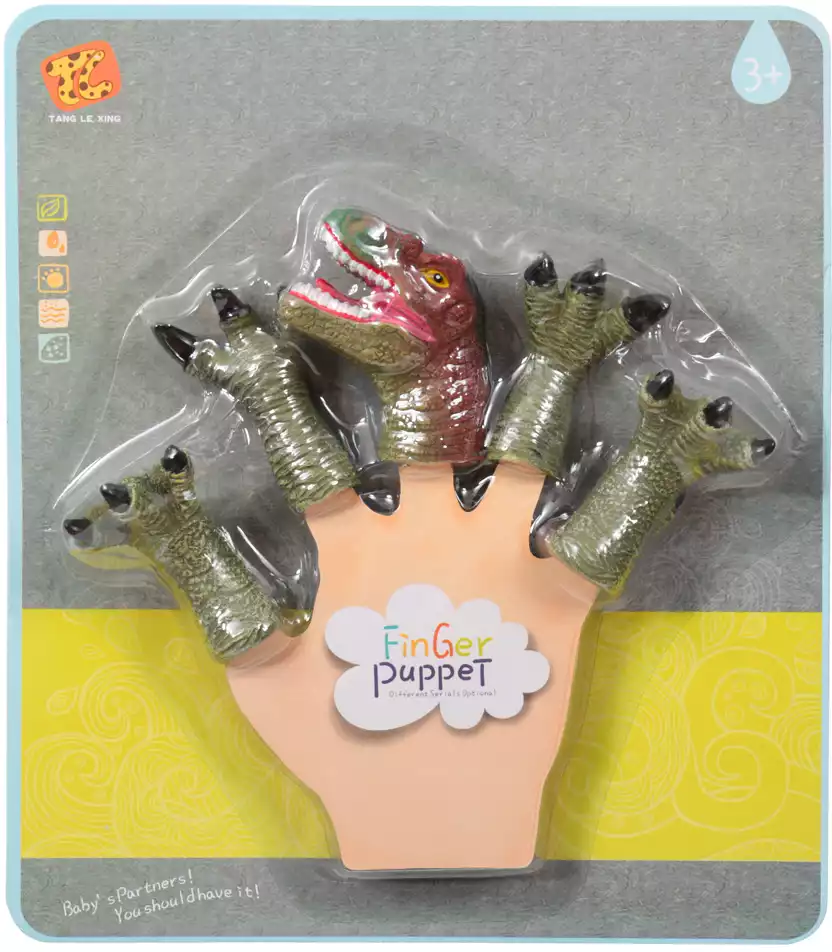 Детская игрушка в виде животного Сегнозавра для пальчикового театра  TL-26